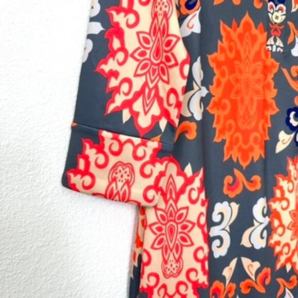 Gretchen Scott NWT Mandarin Turkish Delight Dress in Grey, Size XS - Picture 5 of 9